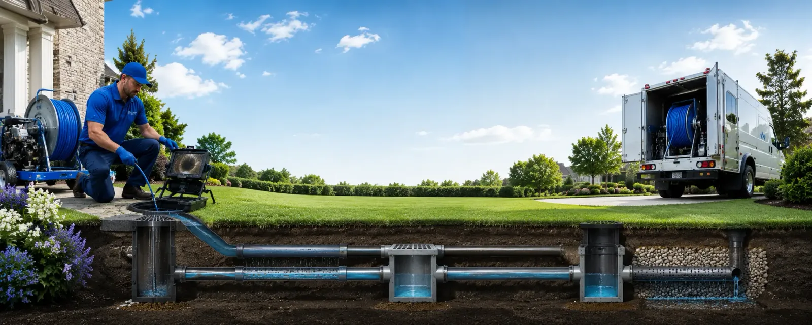 Outdoor drain cleaning information for Orrick, MO